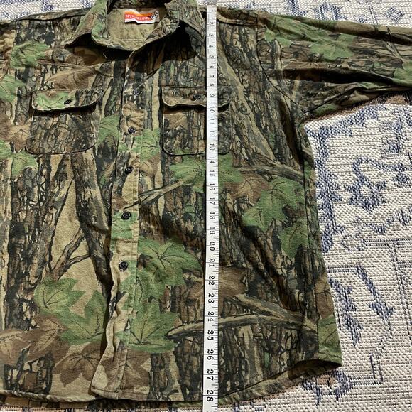 VTG 90's Winchester Camo Realtree Button Up Shirt Made in USA SZ L - Picture 5 of 5